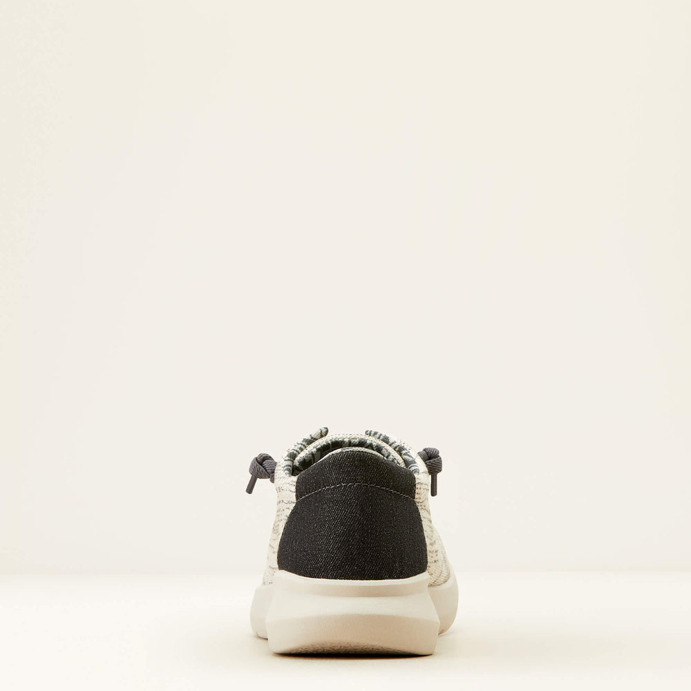 Hilo Shoe Men - HEATHERED WHITE/DARK DENIM