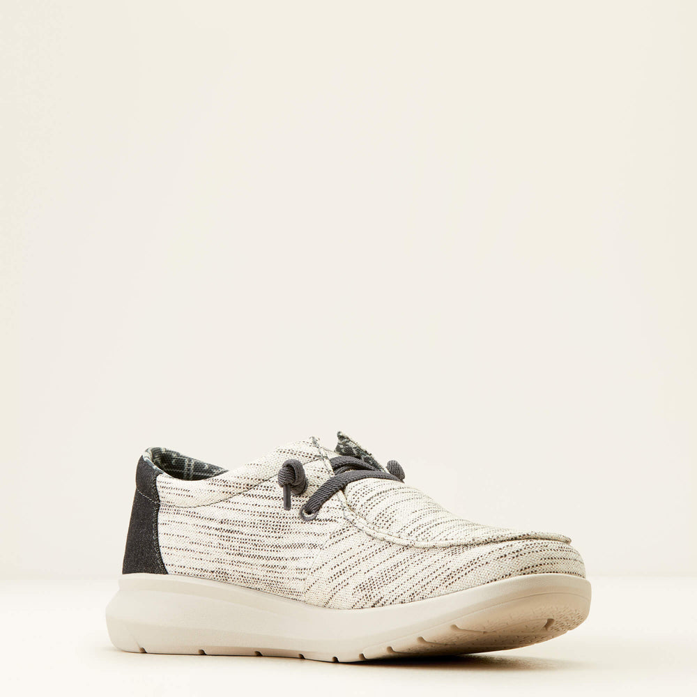 Hilo Shoe Men - HEATHERED WHITE/DARK DENIM