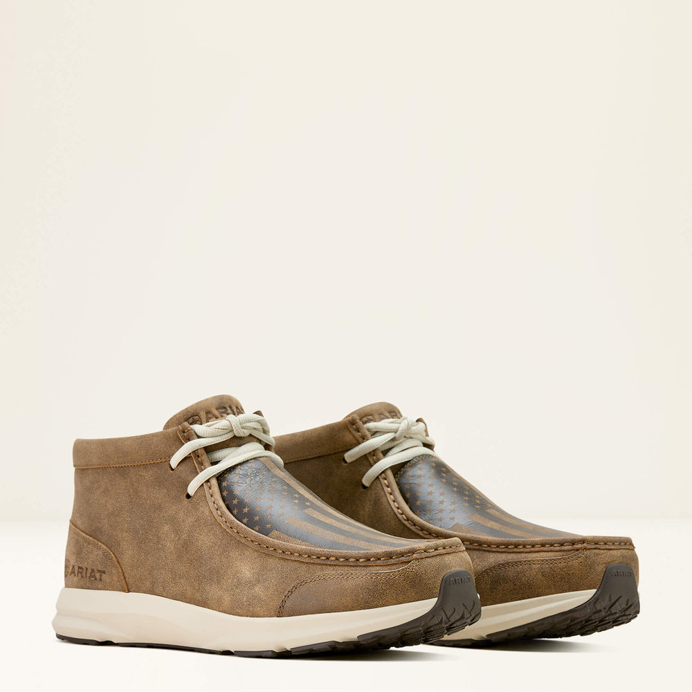 Spitfire Shoe Men - AMERICAN FLAG PRINT/BROWN BOMBER