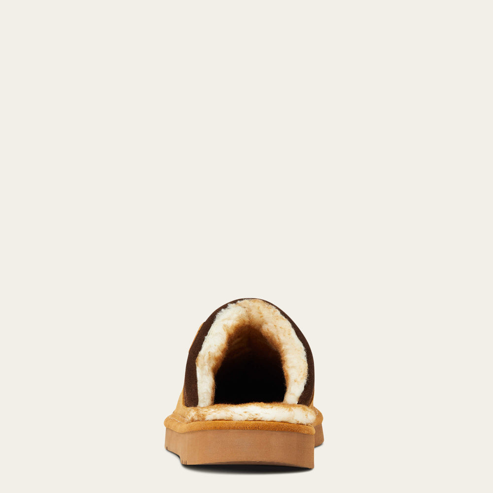 Silversmith Square Toe Slipper Men - CHESTNUT
