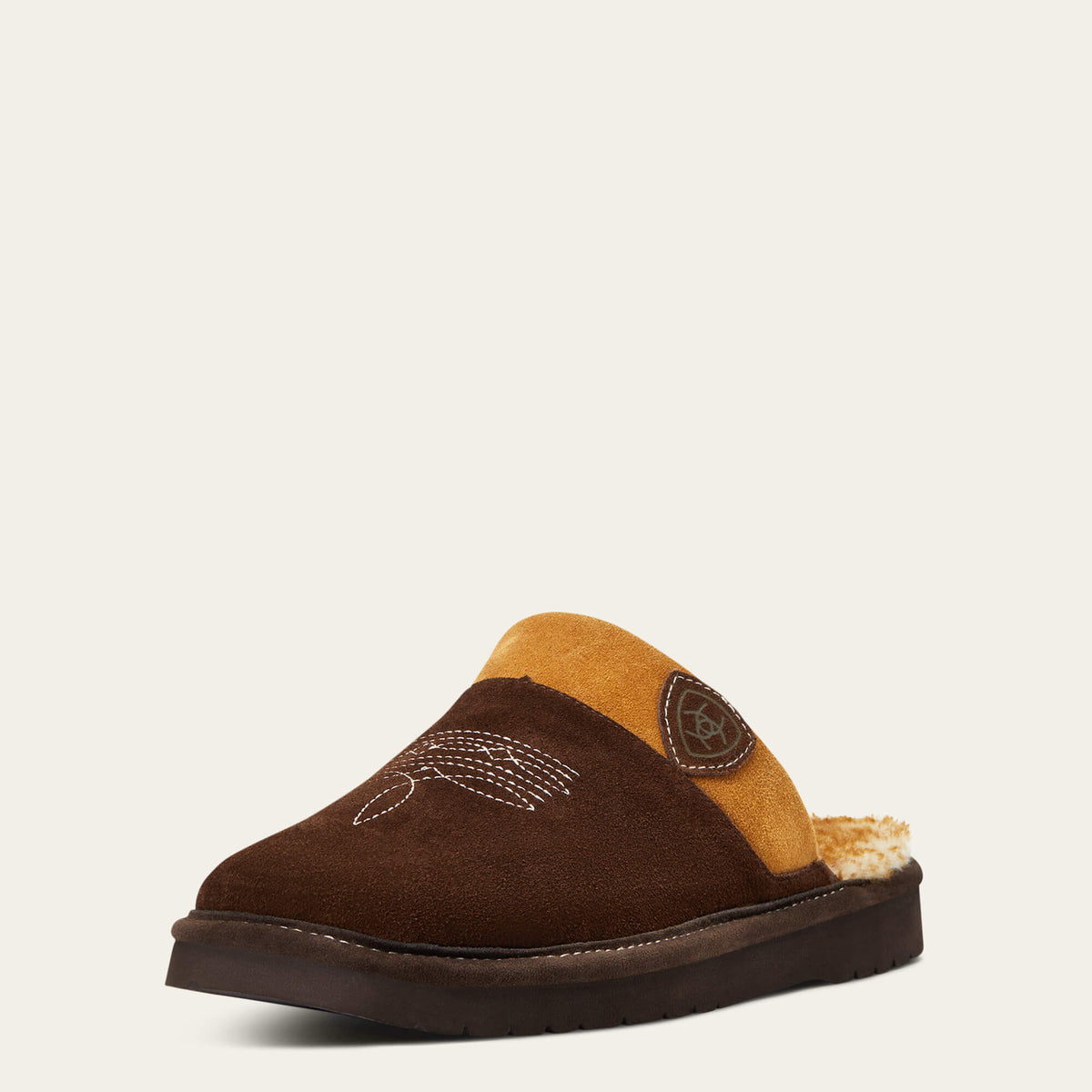 Silversmith Square Toe Slipper Men - CHOCOLATE