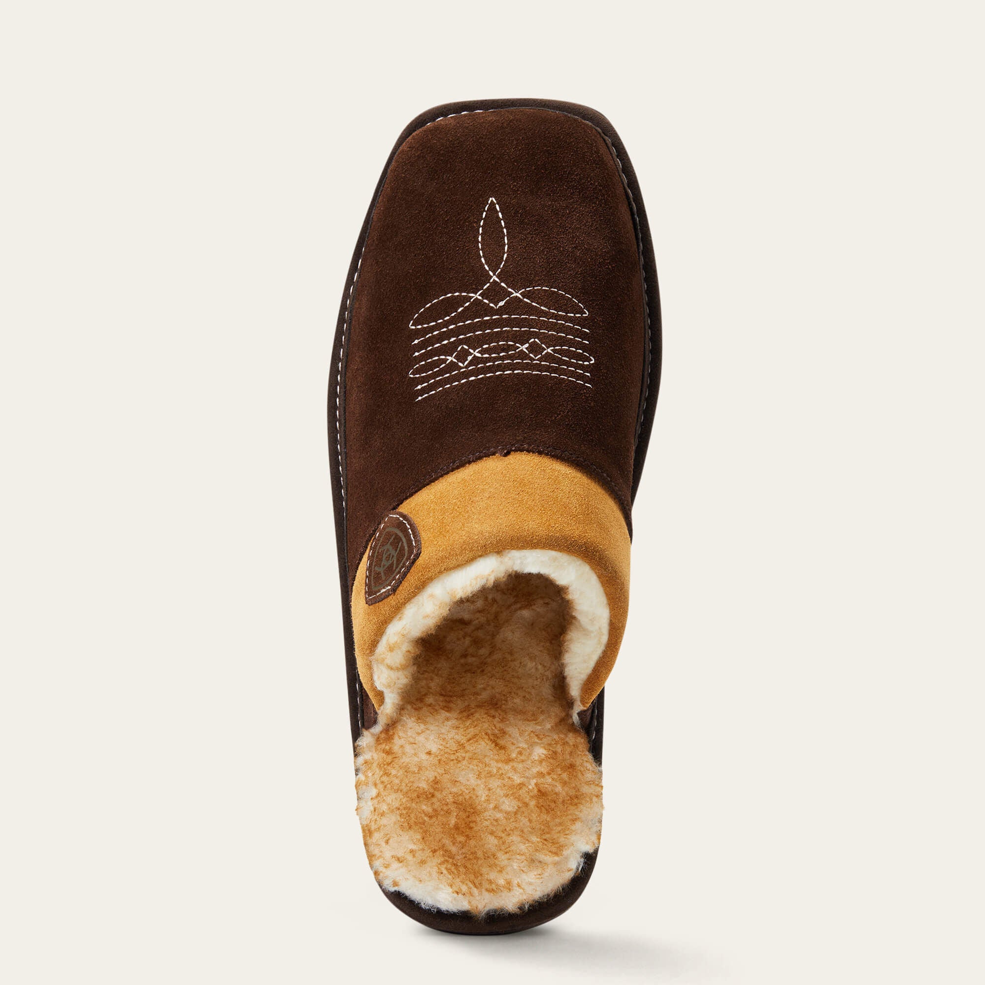 Silversmith Square Toe Slipper Men - CHOCOLATE