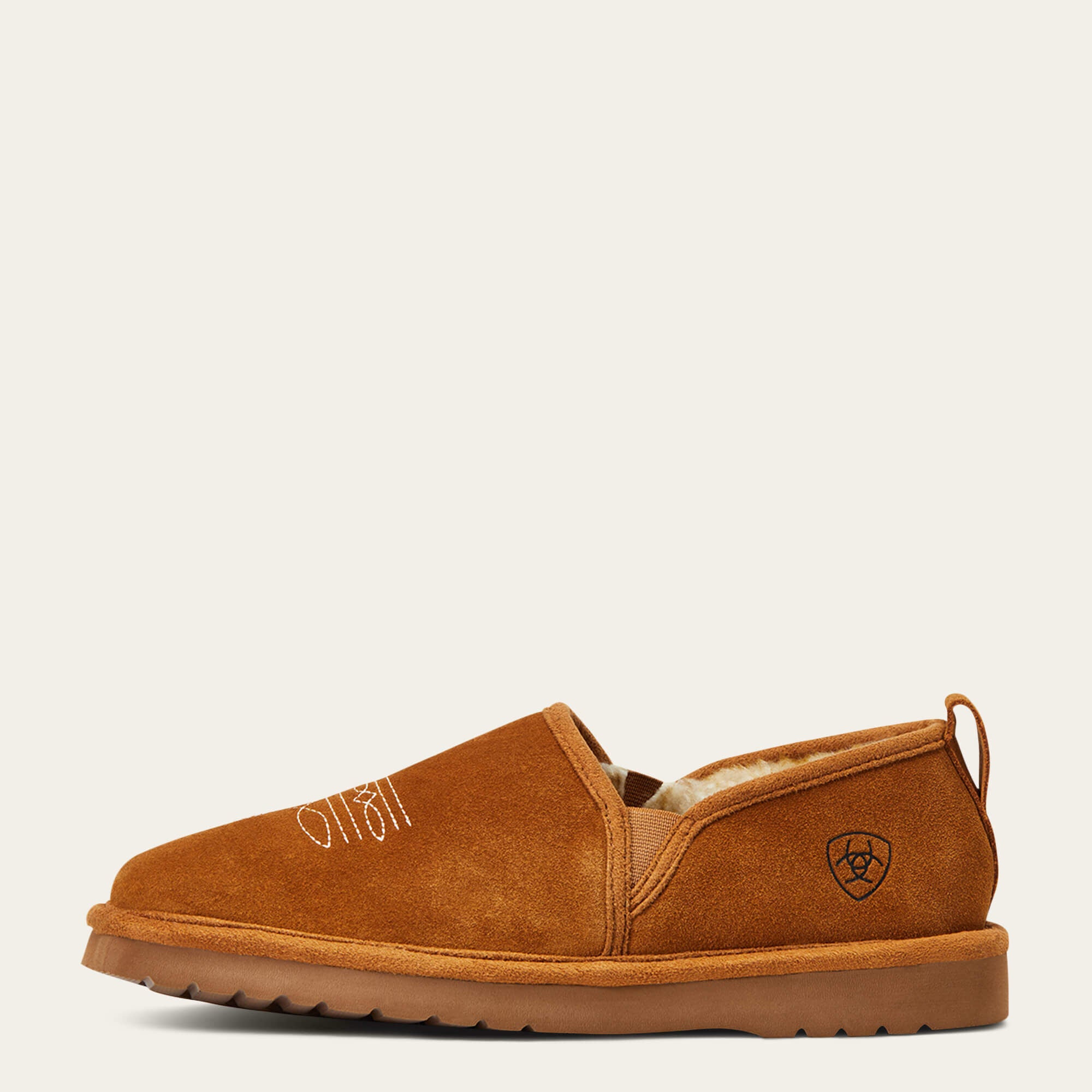 Lasso Square Toe Slipper Men - CHESTNUT