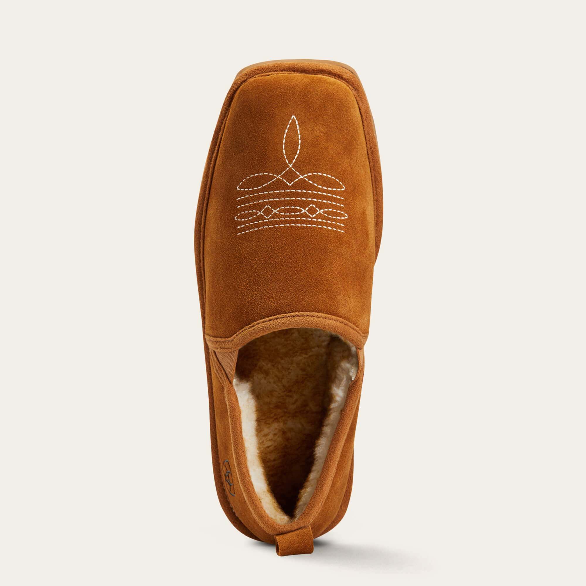 Lasso Square Toe Slipper Men - CHESTNUT