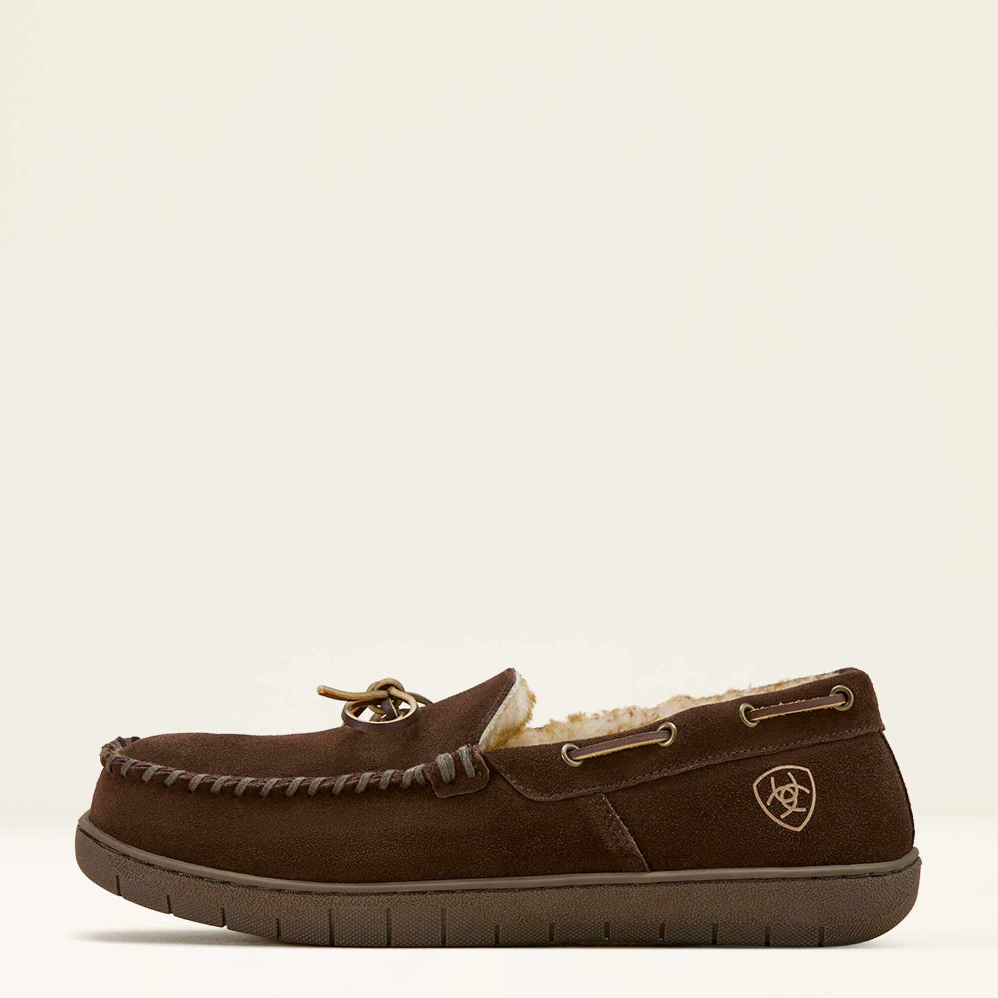 Moccasin Slipper Men - BROWN