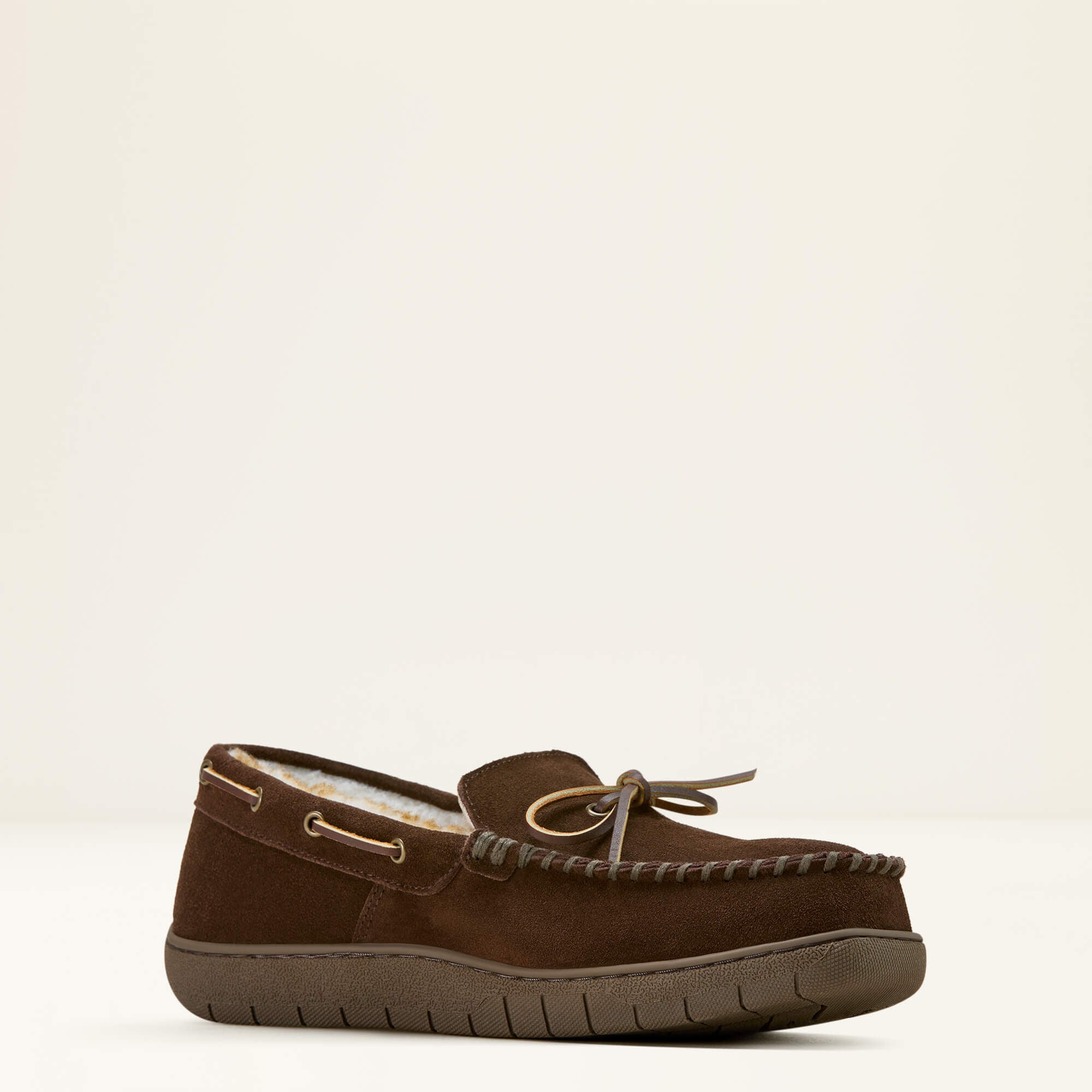 Moccasin Slipper Men - BROWN