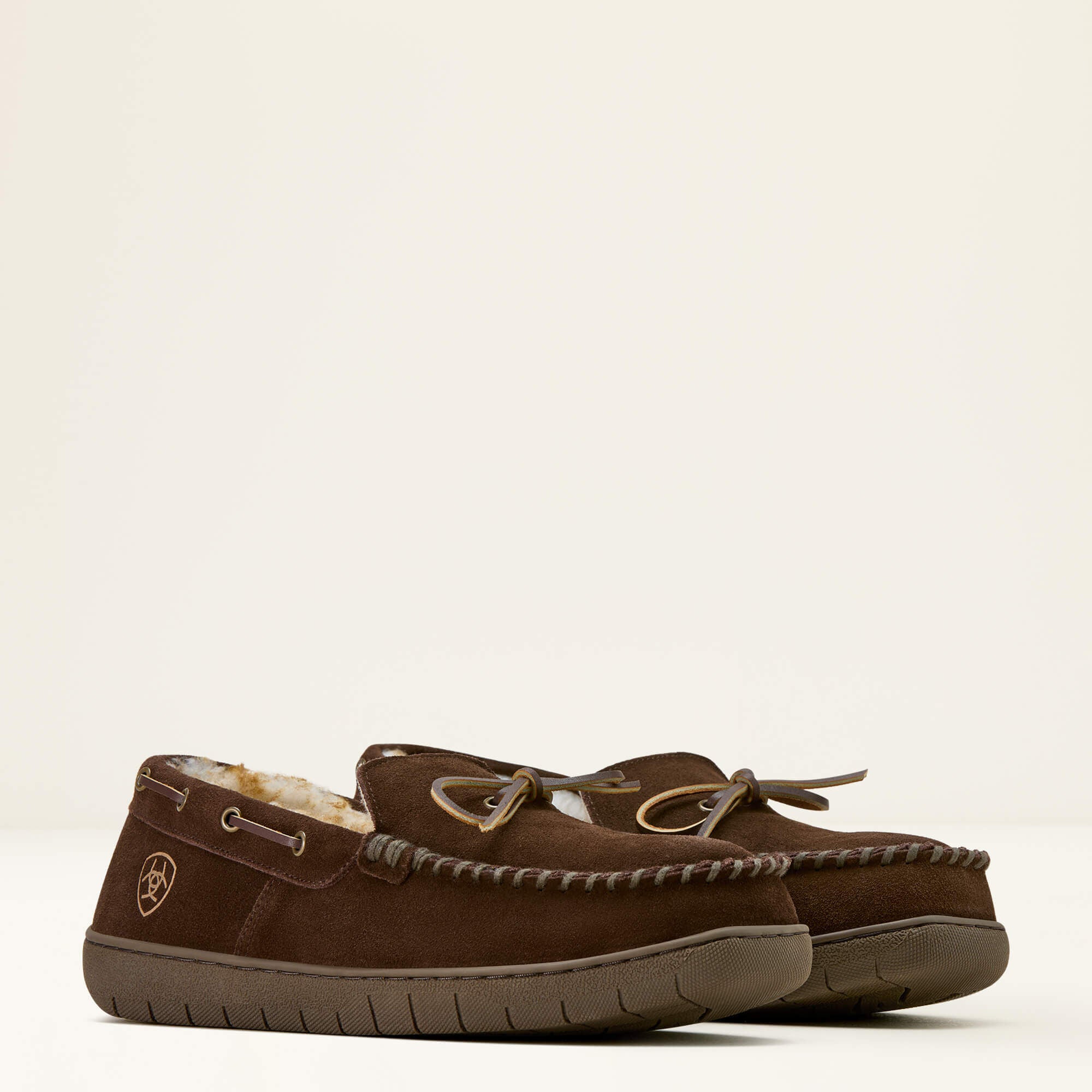 Moccasin Slipper Men - BROWN