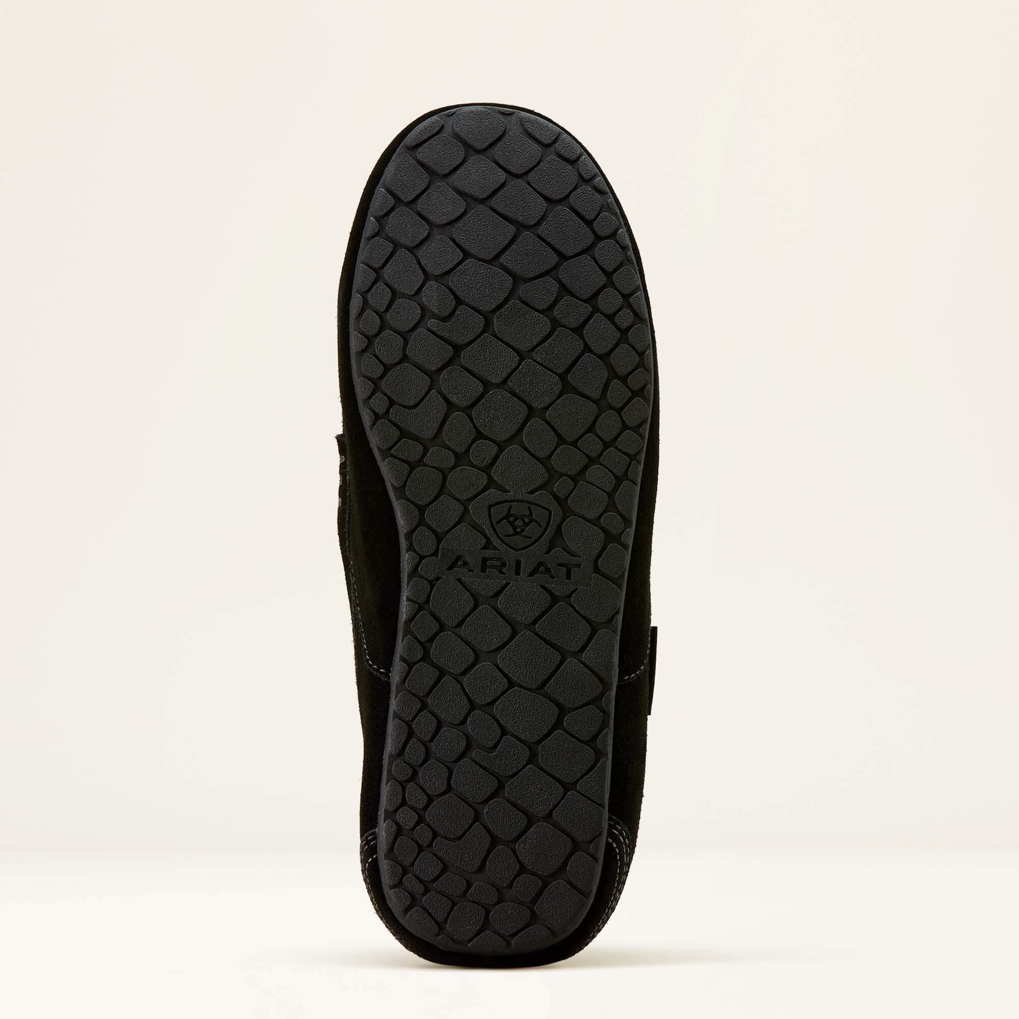Clayton Moccasin Slipper Men - BLACK