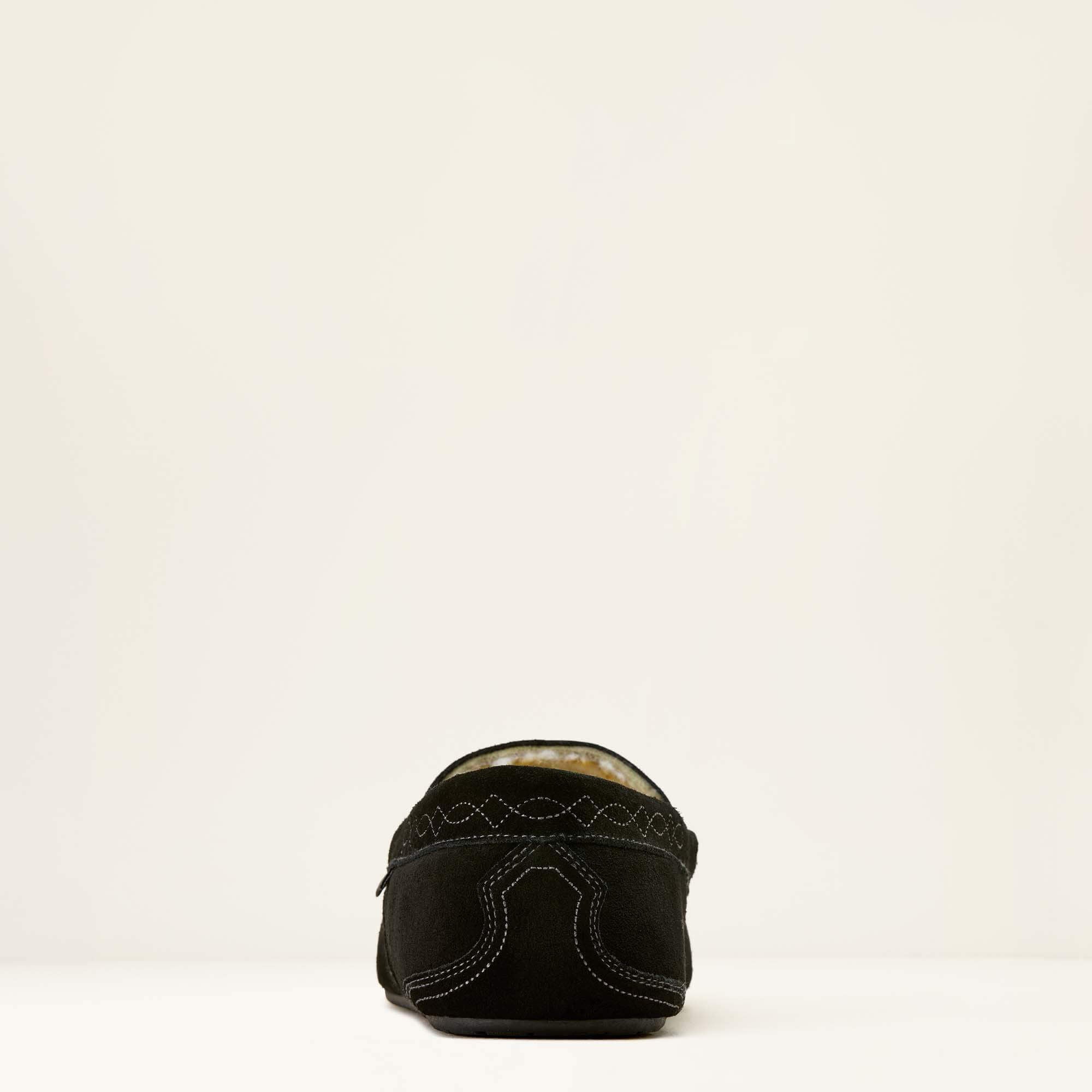 Clayton Moccasin Slipper Men - BLACK