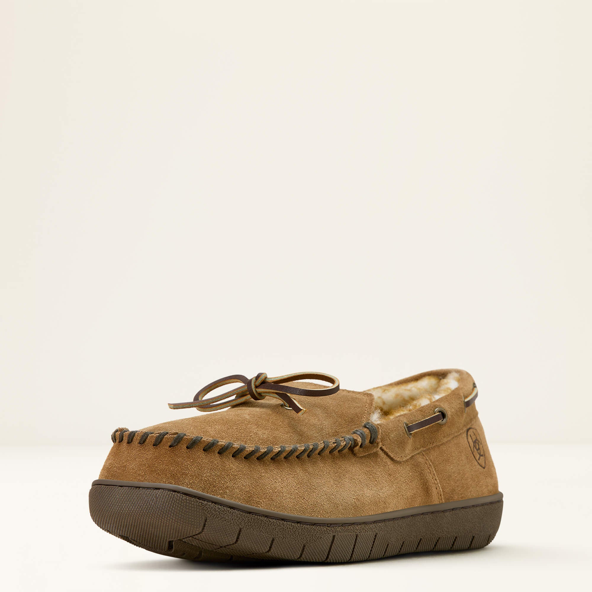 Moccasin Slipper Men - CHESTNUT