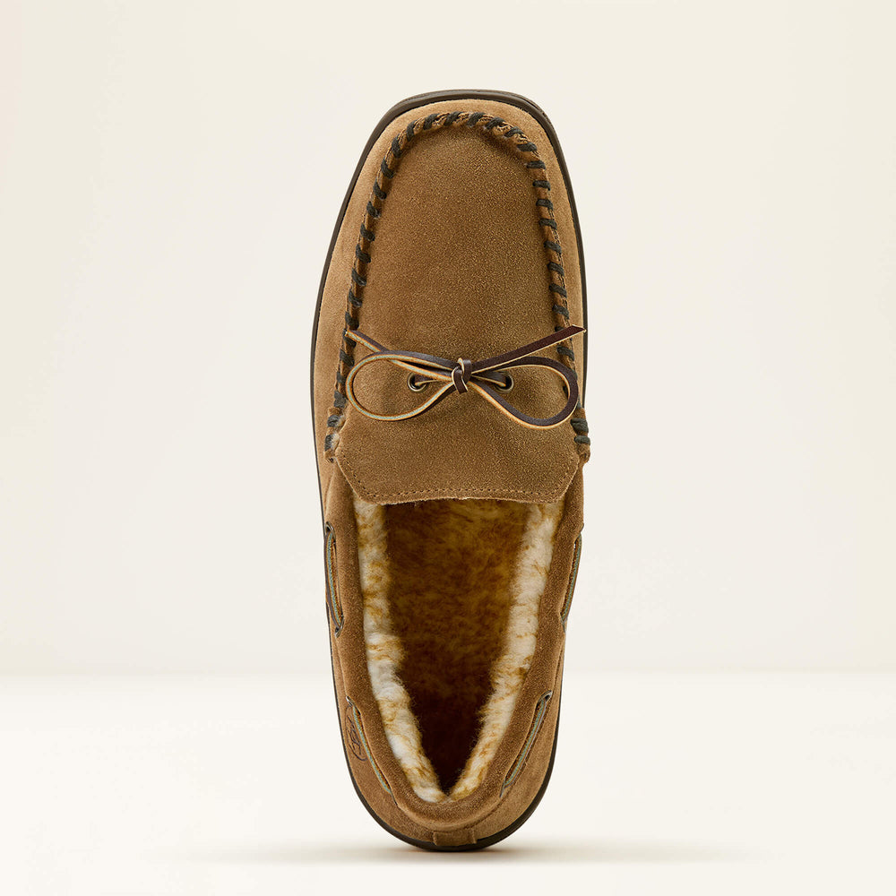 Moccasin Slipper Men - CHESTNUT