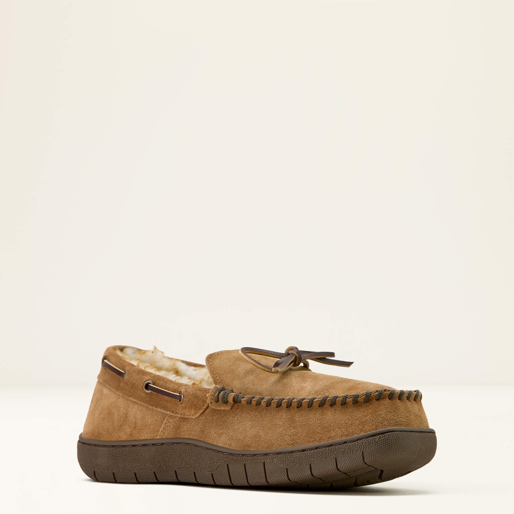 Moccasin Slipper Men - CHESTNUT