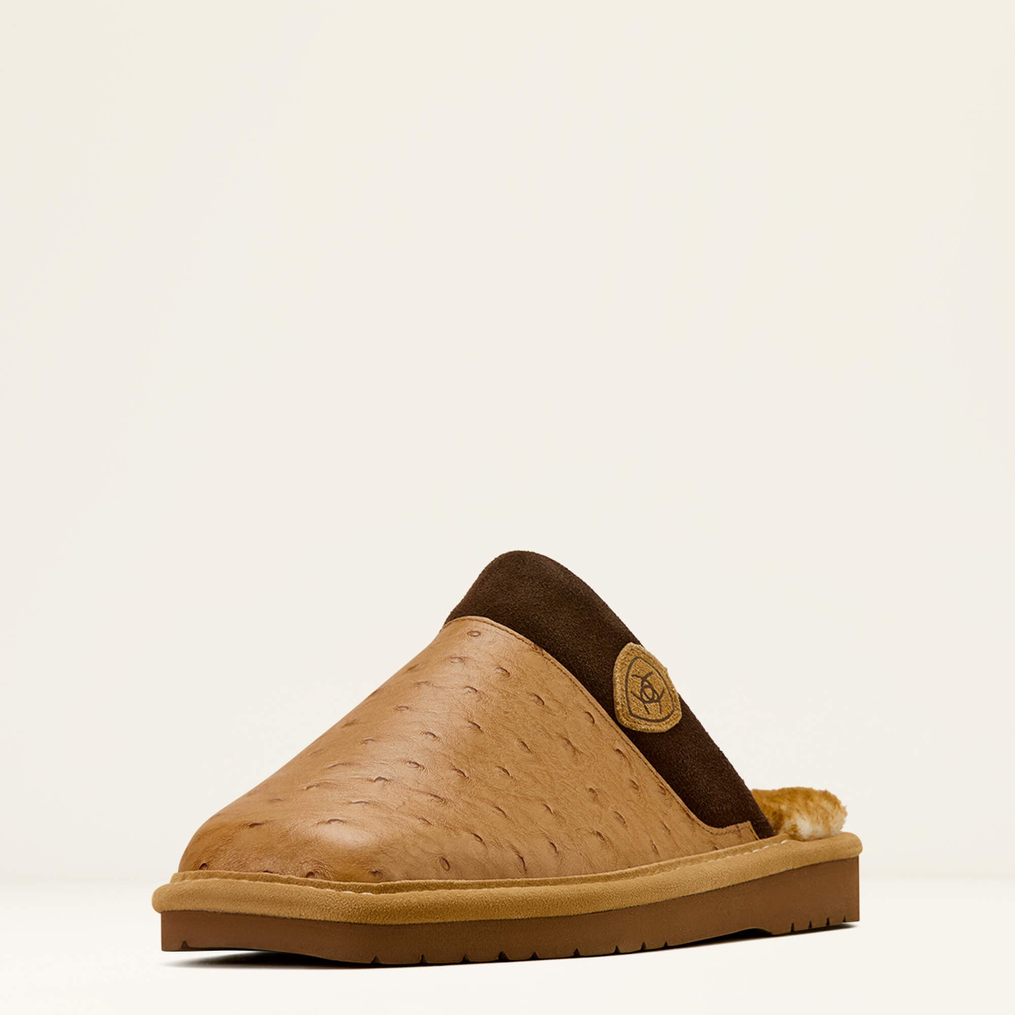 Silversmith Square Toe Exotic Slipper Men - BROWN