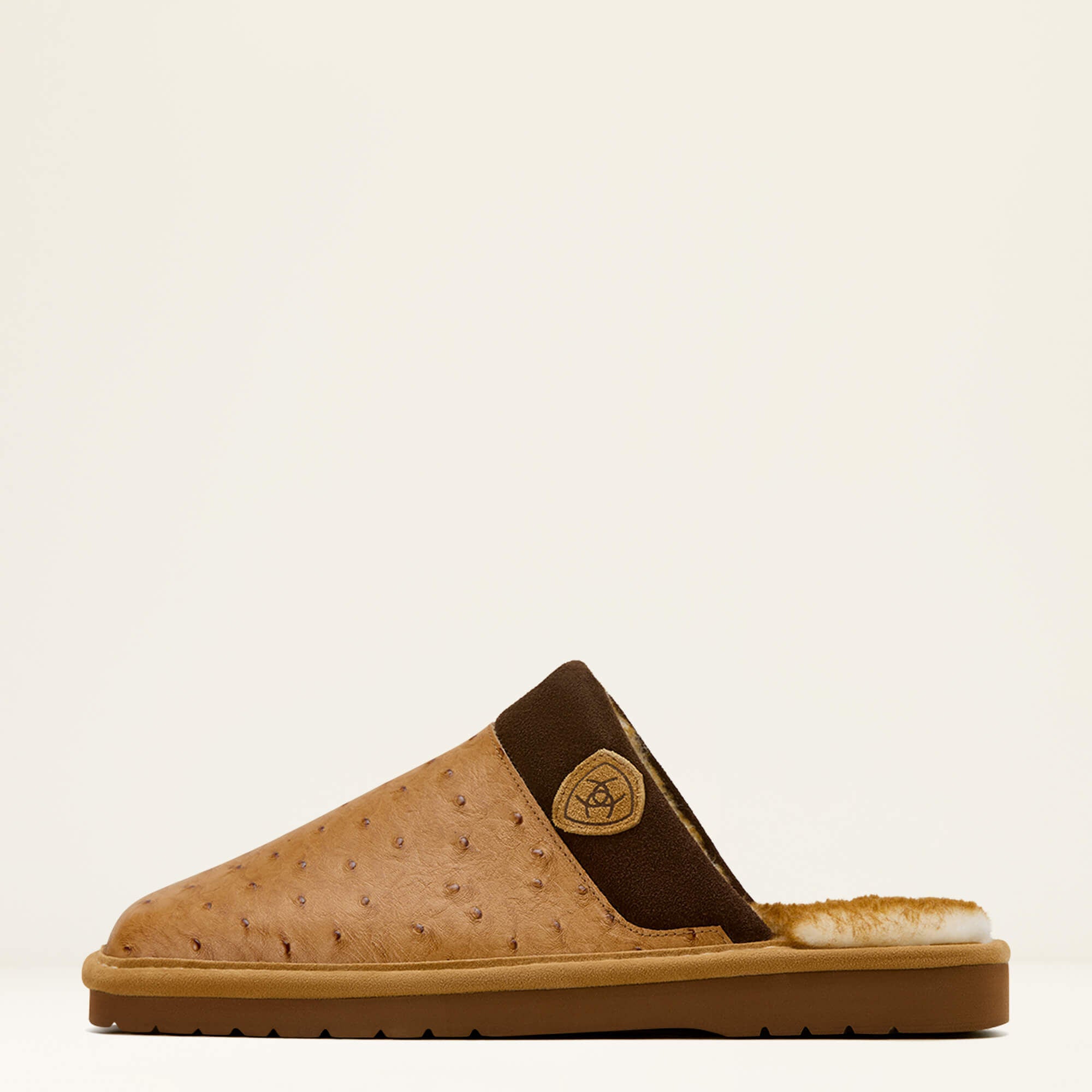 Silversmith Square Toe Exotic Slipper Men - BROWN