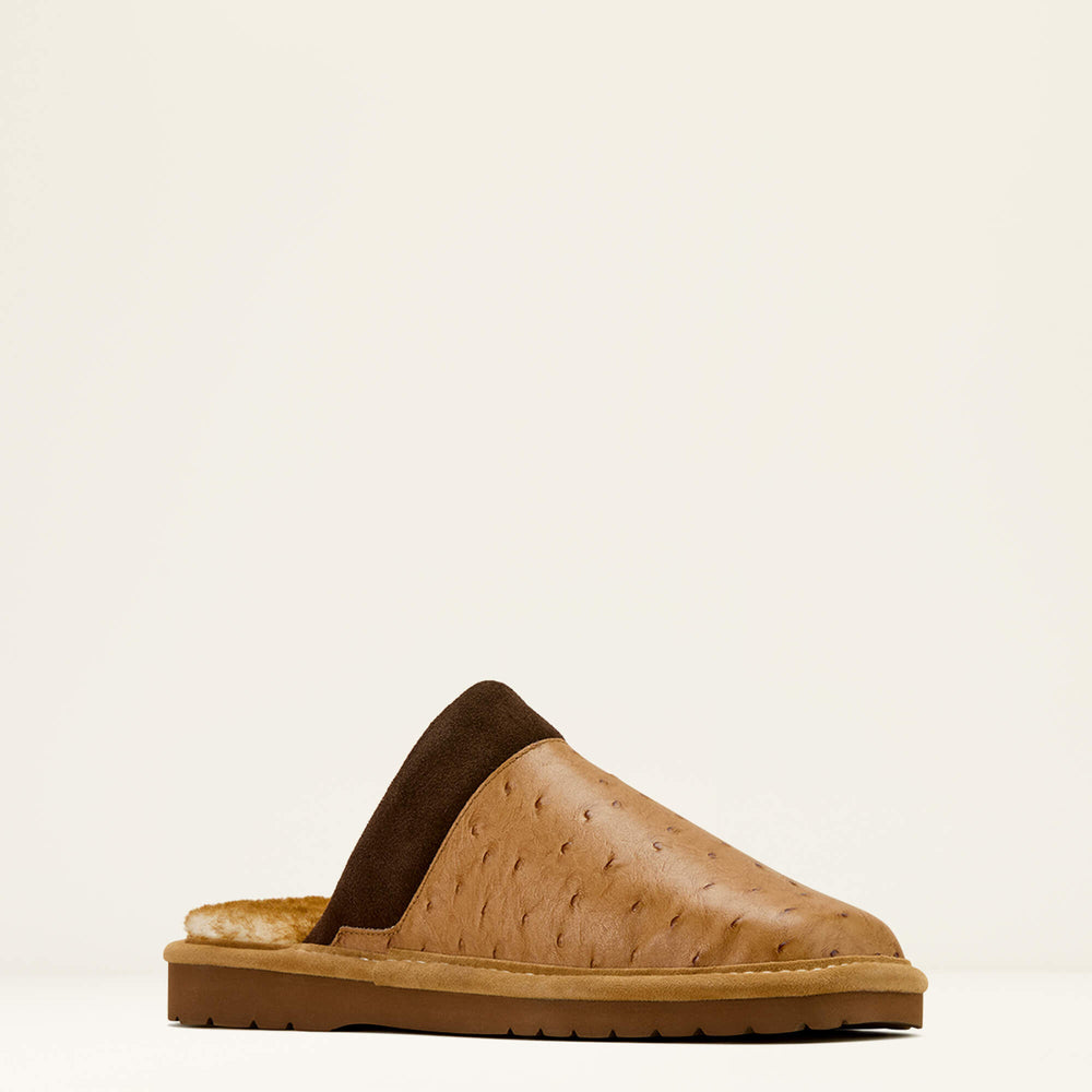 Silversmith Square Toe Exotic Slipper Men - BROWN