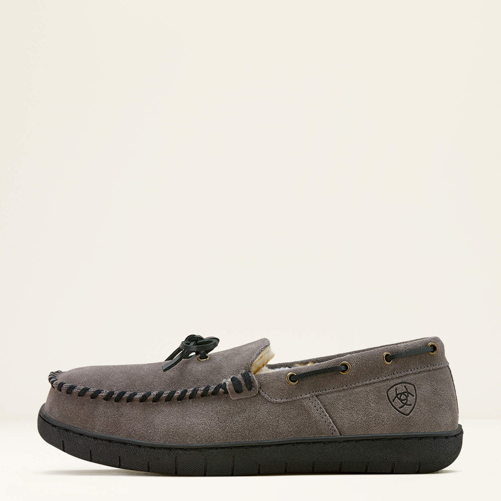 Moccasin Slipper Men - GREY