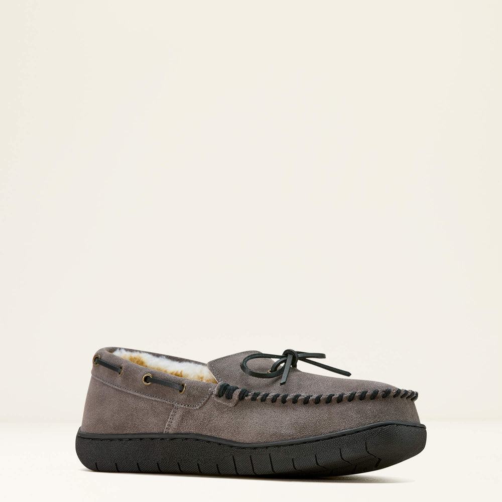 Moccasin Slipper Men - GREY