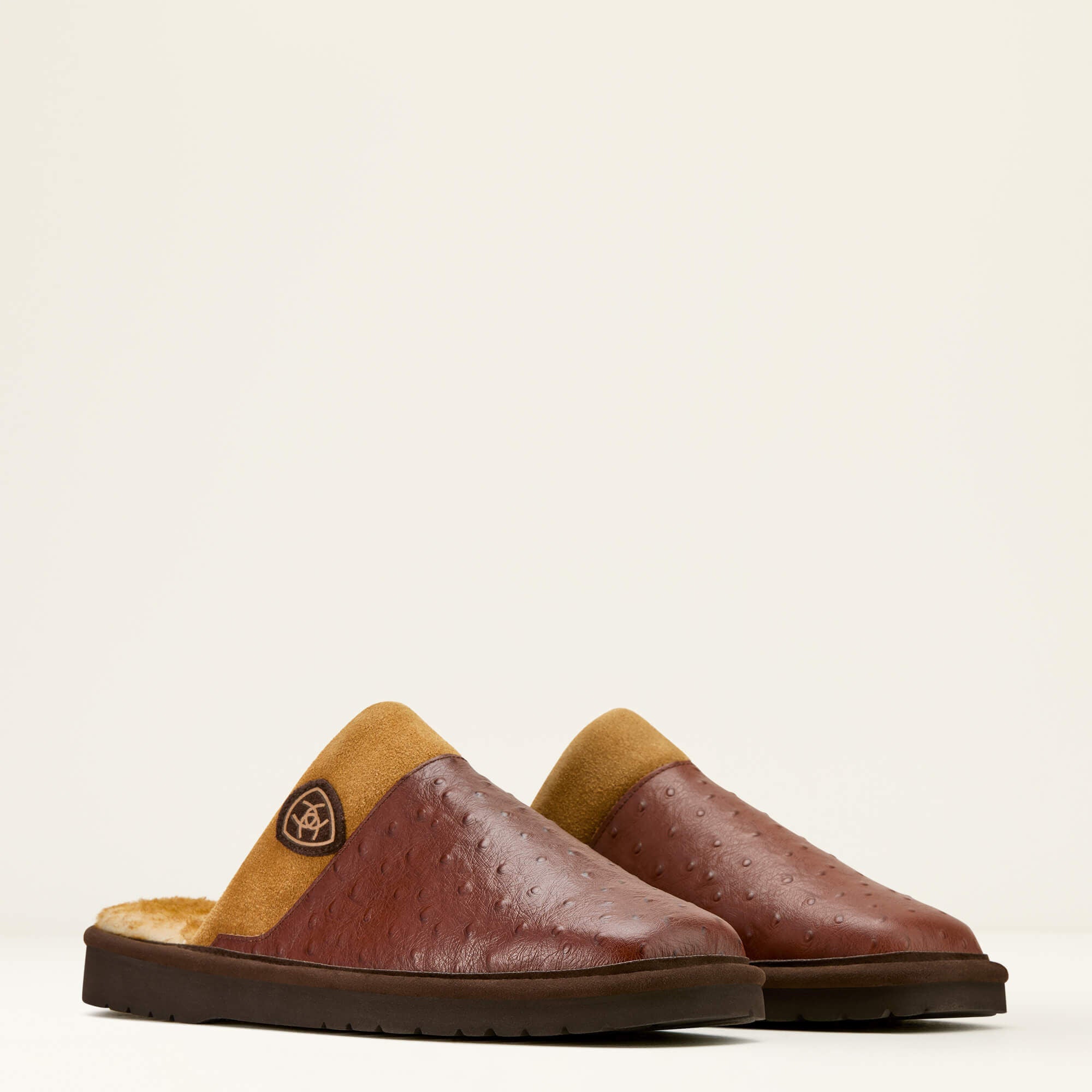 Silversmith Square Toe Exotic Slipper Men - BURGUNDY/CORDOVAN