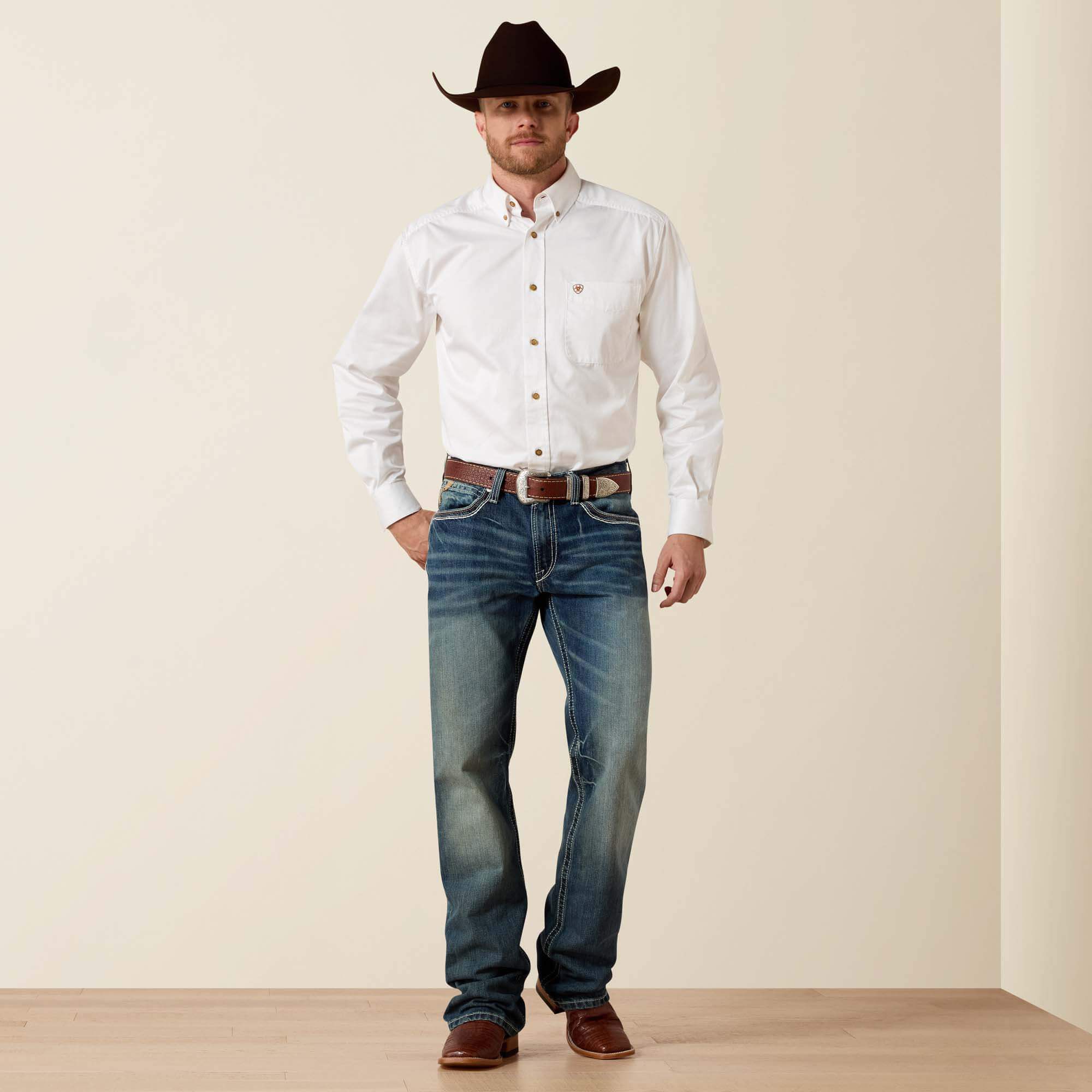 M4 Low Rise Coltrane Boot Cut Jean Men - DURANGO