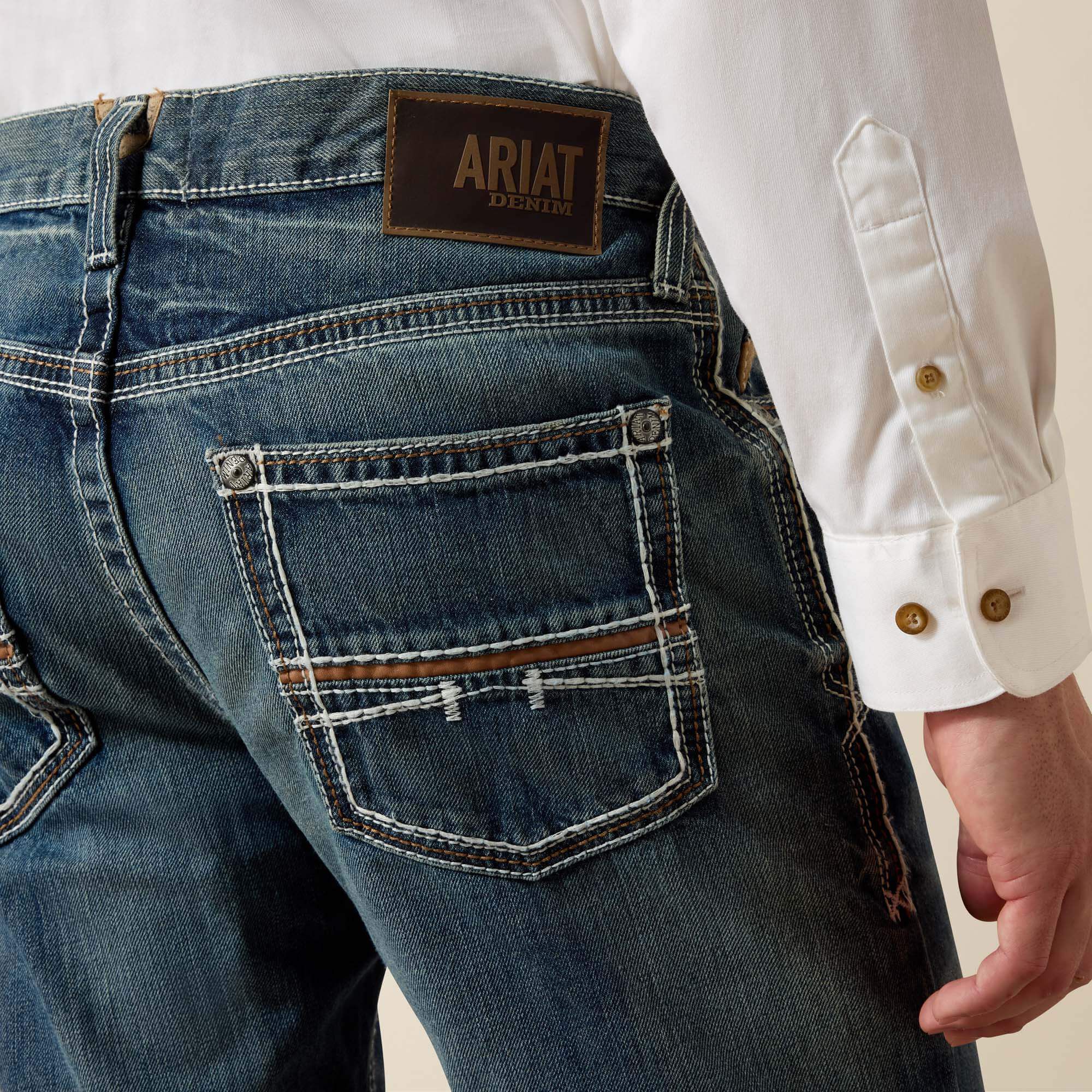 M4 Low Rise Coltrane Boot Cut Jean Men - DURANGO