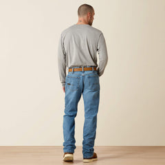 Rebar M4 Relaxed DuraStretch Basic Boot Cut Jean Men - BLUE HAZE