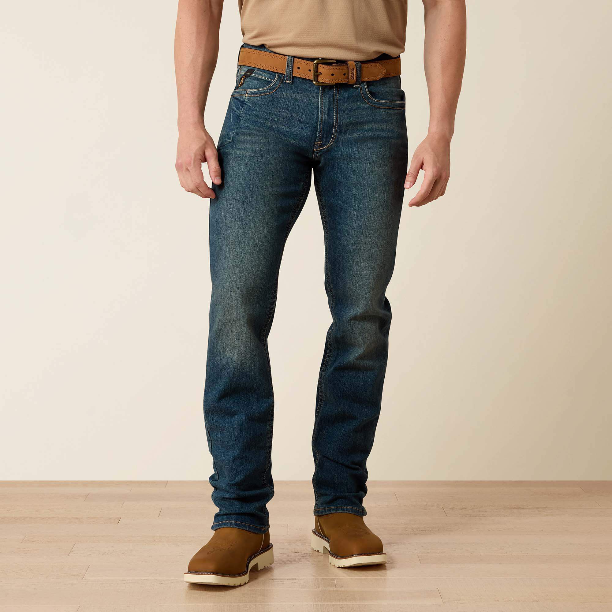 Men's Slim Fit Work Pants - Rebar Denim Men - IRONSIDE