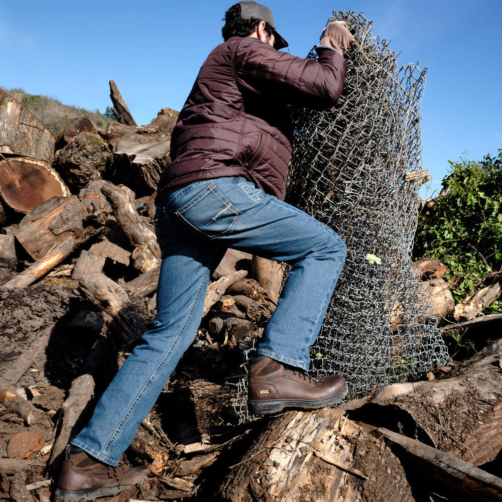 Men's Slim Fit Work Pants - Rebar Denim Men - IRONSIDE