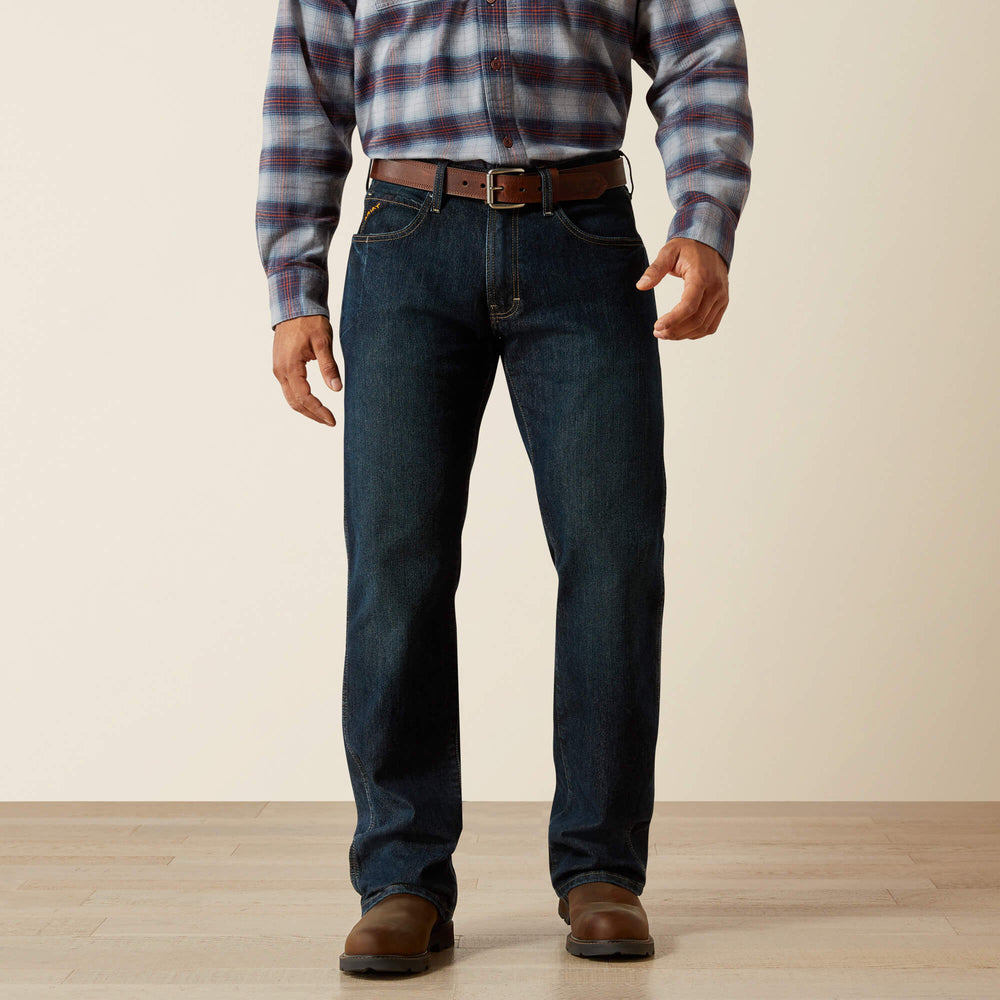Men's Slim Fit Work Pants - Rebar Denim Men - BLACKSTONE