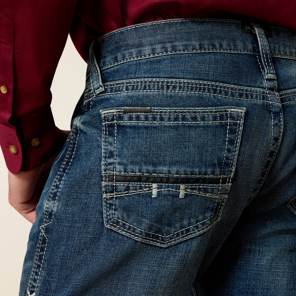 M7 Rocker Stretch Coltrane Stackable Straight Leg Jean Men - SILVERTON