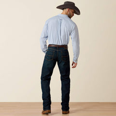 M4 Relaxed Hansen Boot Cut Jean Men - BLACKSTONE