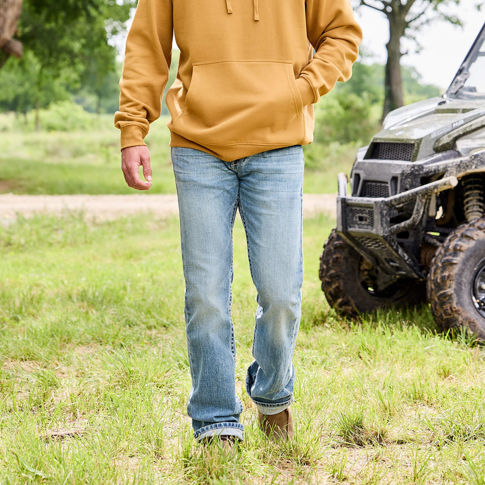 M7 Rocker Stretch Stirling Stackable Straight Leg Jean Men - SHASTA