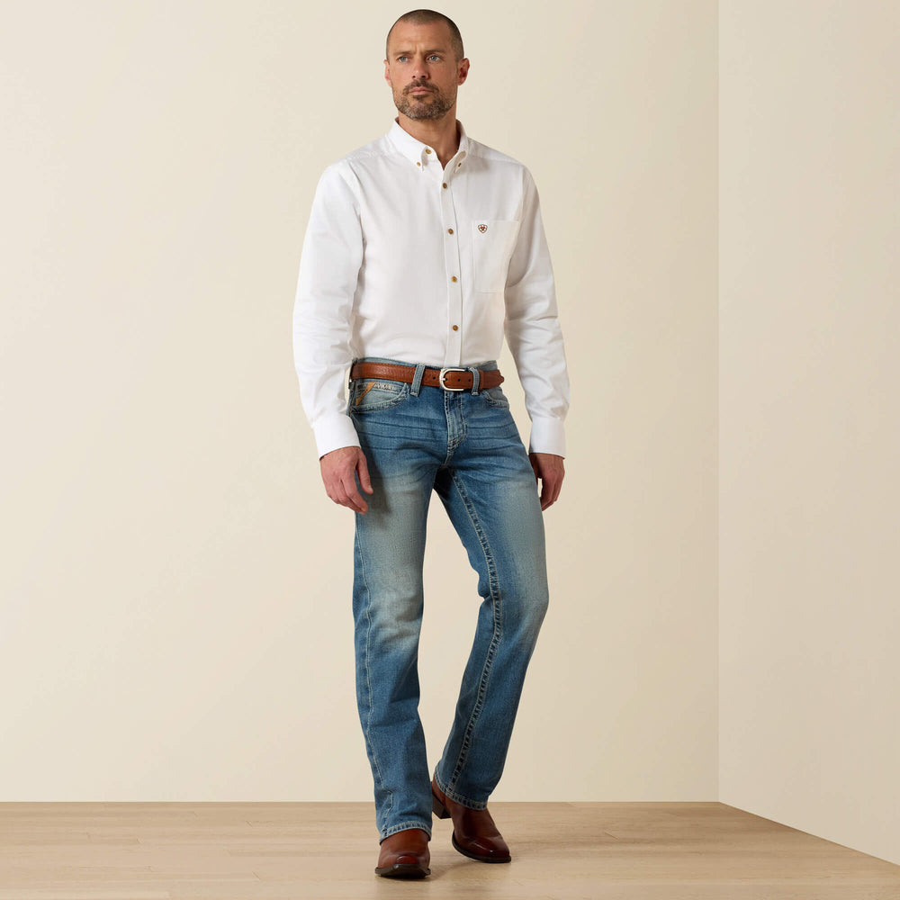 M7 Rocker Stretch Stirling Stackable Straight Leg Jean Men - SHASTA