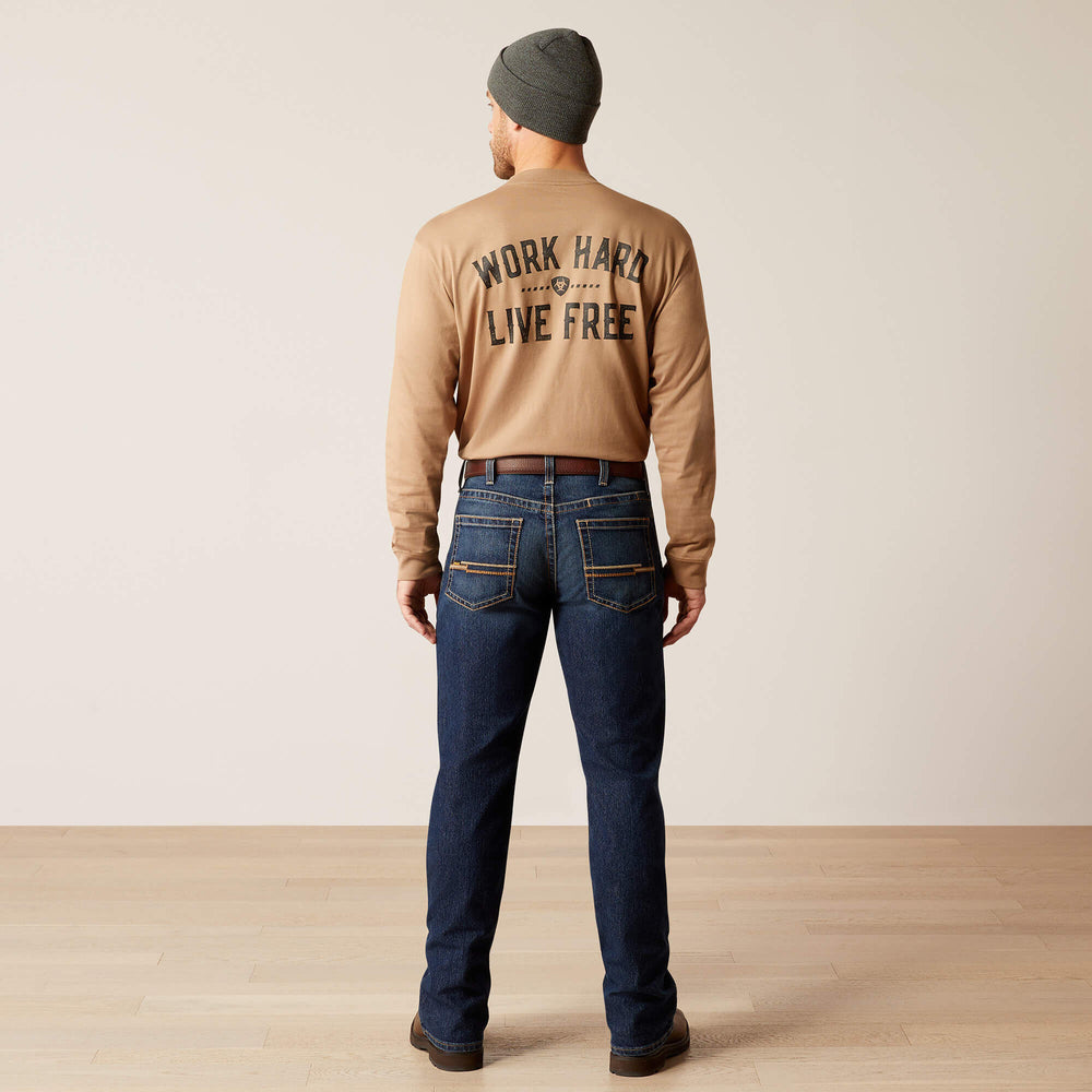 Rebar M4 Relaxed Rail Boot Cut Jean Men - ENCINITAS