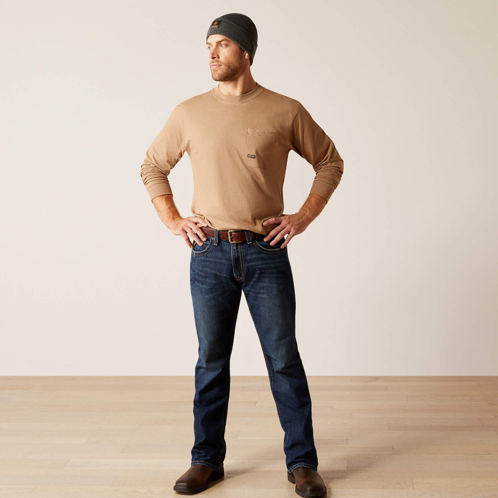 Rebar M4 Relaxed Rail Boot Cut Jean Men - ENCINITAS