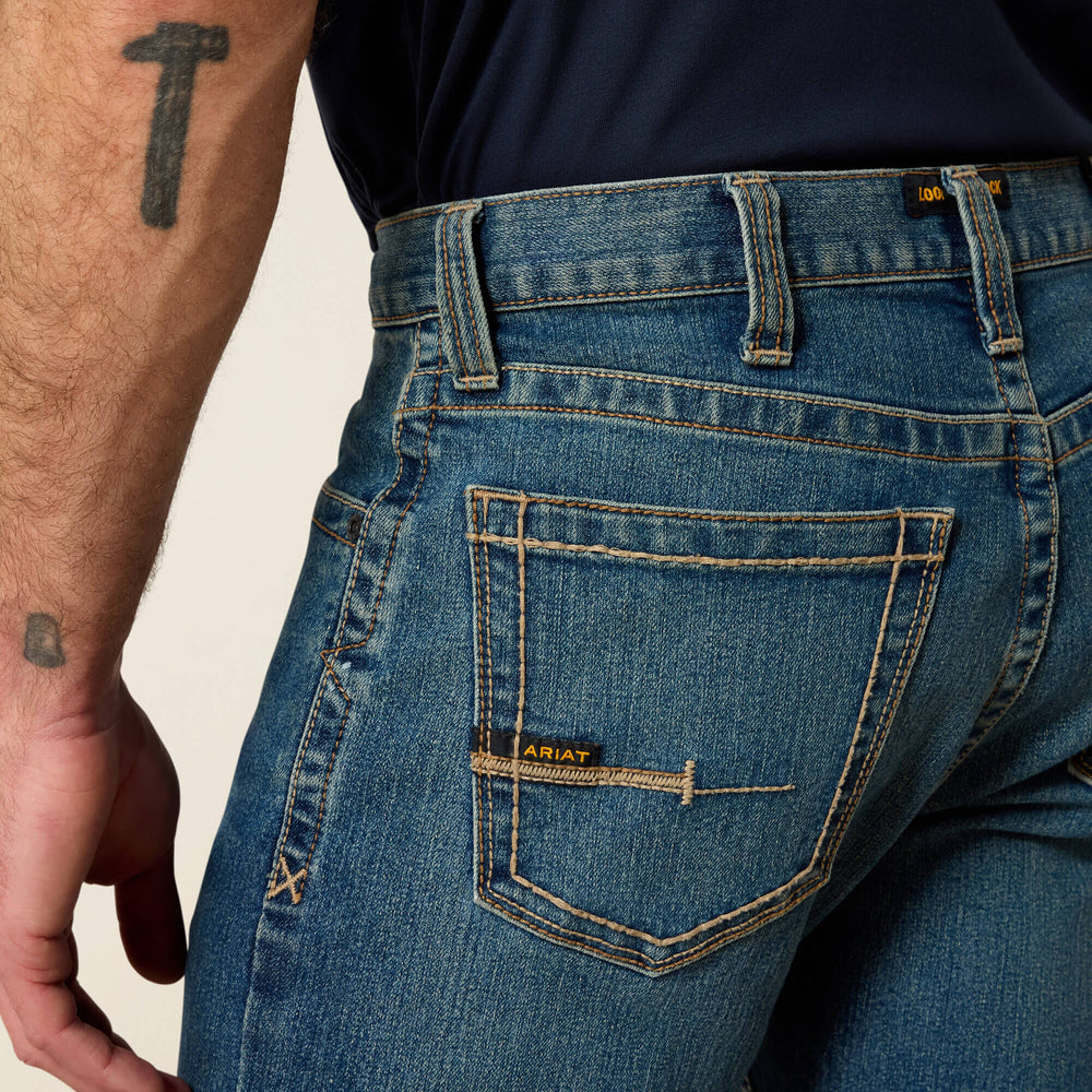 Rebar M7 DuraStretch Edge Stackable Straight Leg Jean Men - RICO