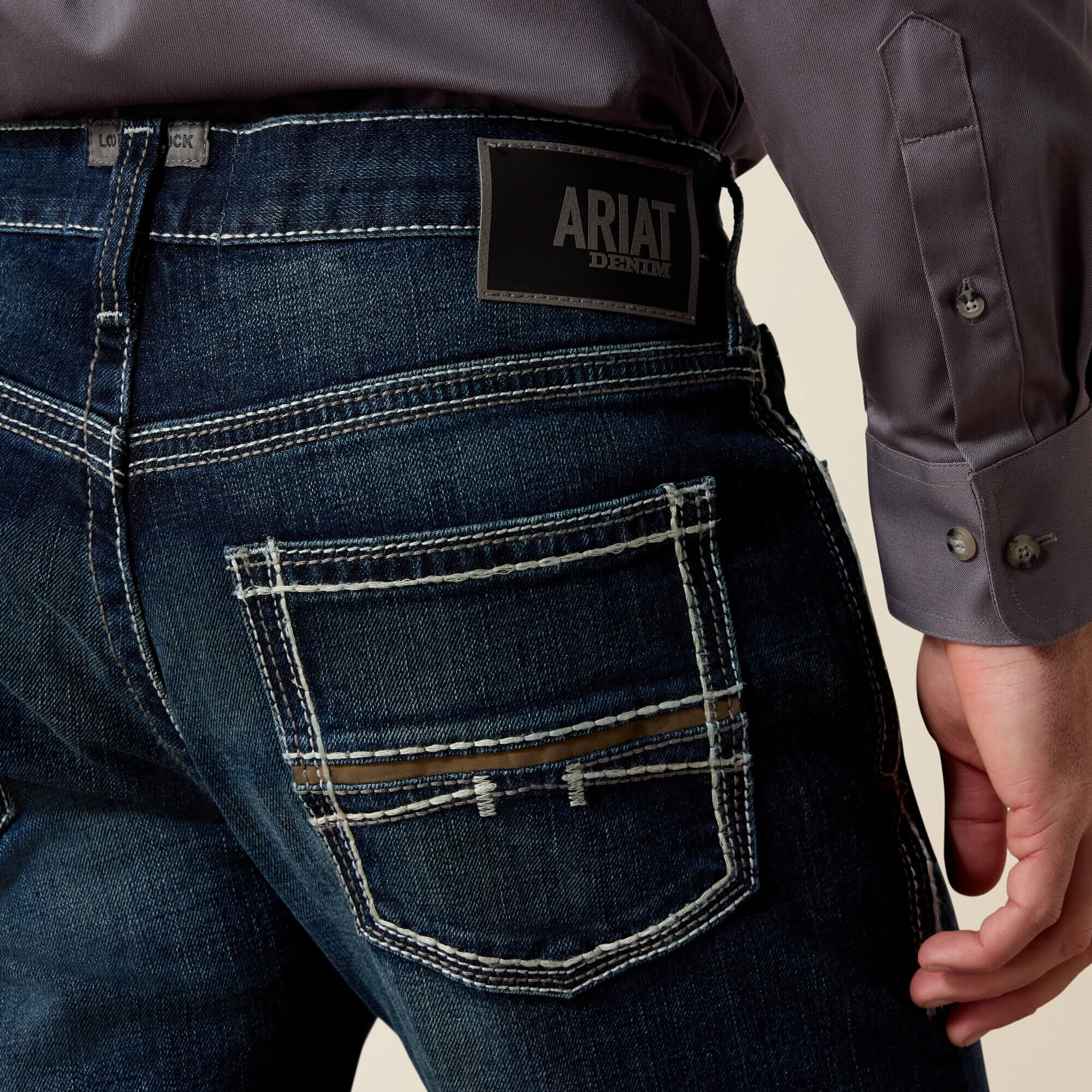 M5 Slim Stretch Coltrane Stackable Straight Leg Jean Men - NIGHTINGALE