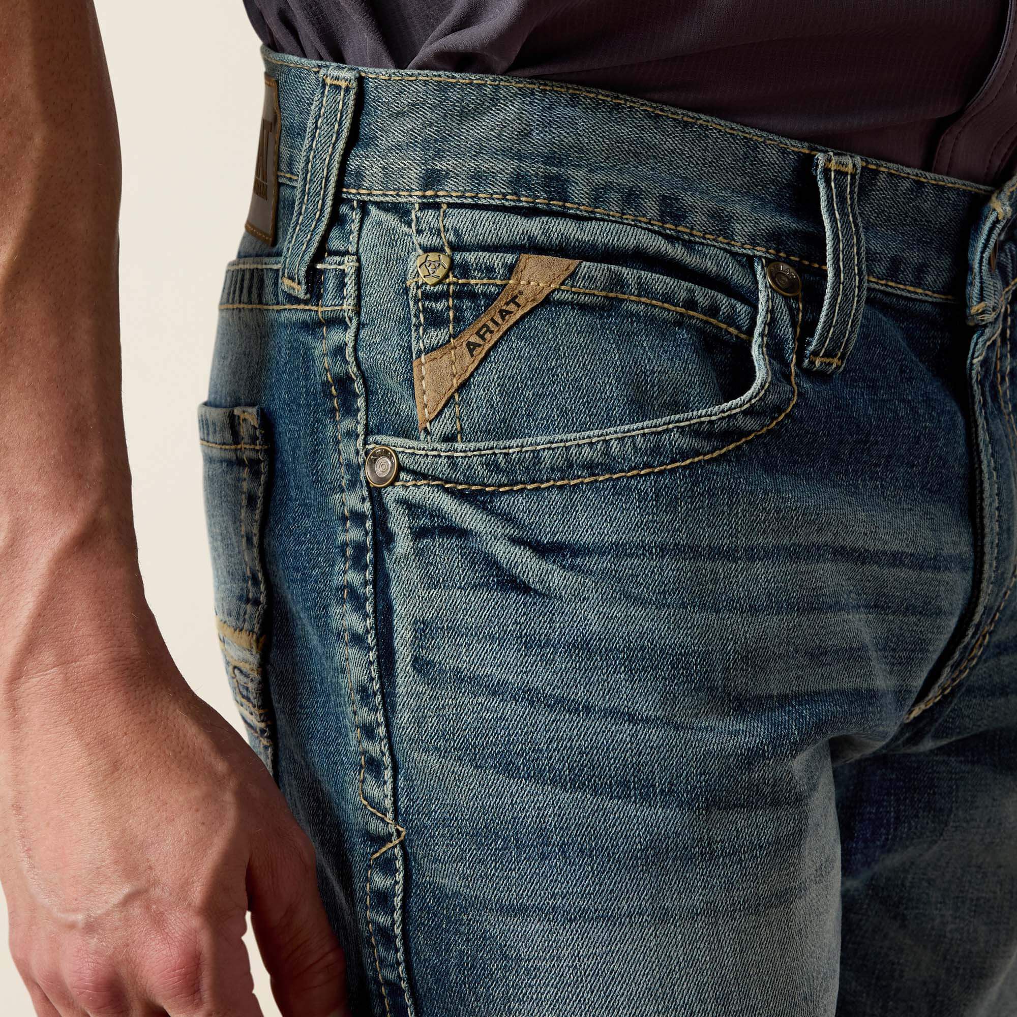 M4 Low Rise Stretch Shoreway Stackable Straight Leg Jean Men - DAKOTA