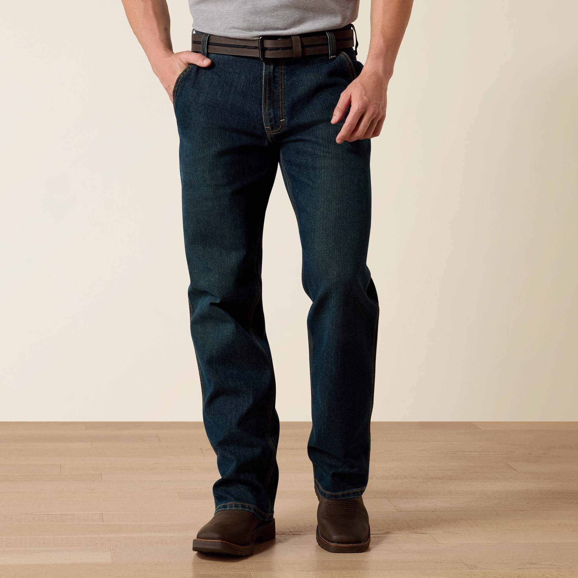 Rebar M4 Low Rise DuraStretch Workhorse Boot Cut Jean Men - PHANTOM