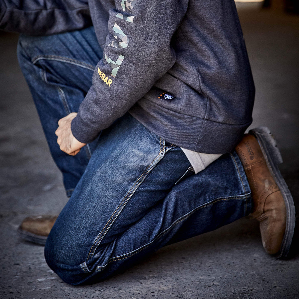 Rebar M4 Low Rise DuraStretch Workhorse Boot Cut Jean Men - PHANTOM