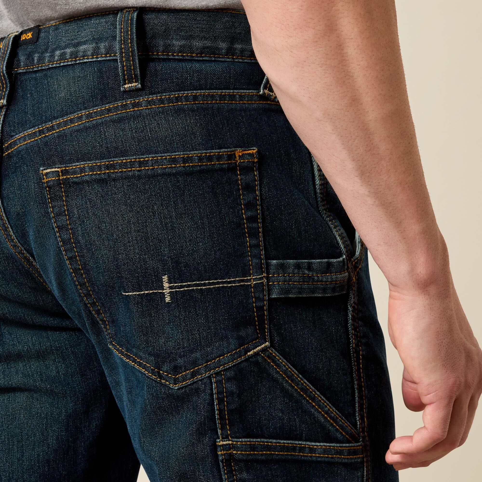 Rebar M4 Low Rise DuraStretch Workhorse Boot Cut Jean Men - PHANTOM