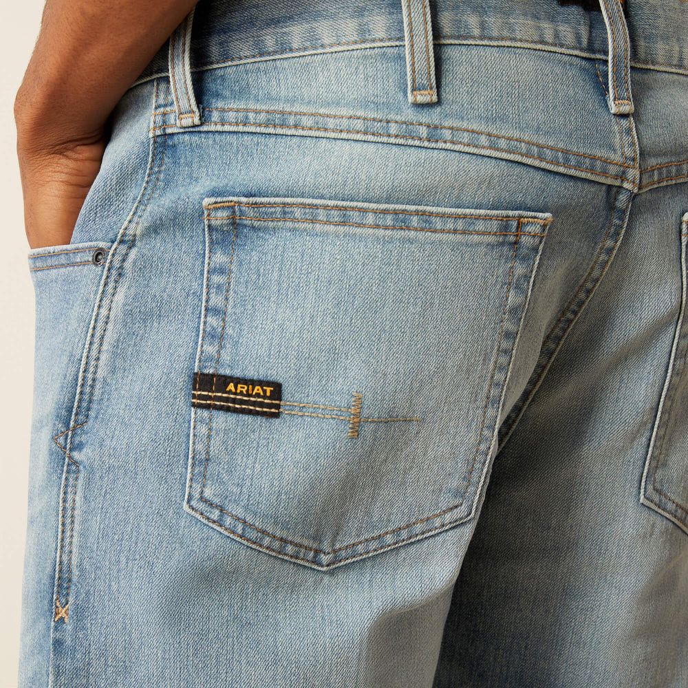 Rebar M4 Relaxed DuraStretch Basic Stackable Straight Leg Jean Men - SHORELINE