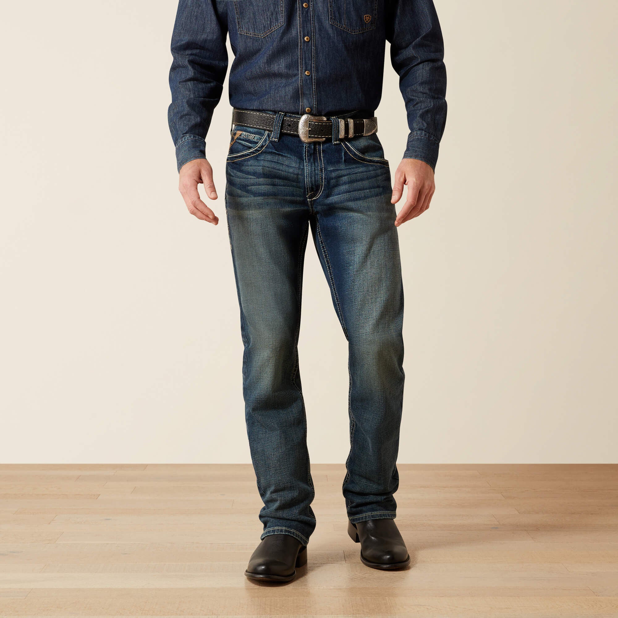 M5 Slim Stretch Adkins Stackable Straight Leg Jean Men - LENNOX