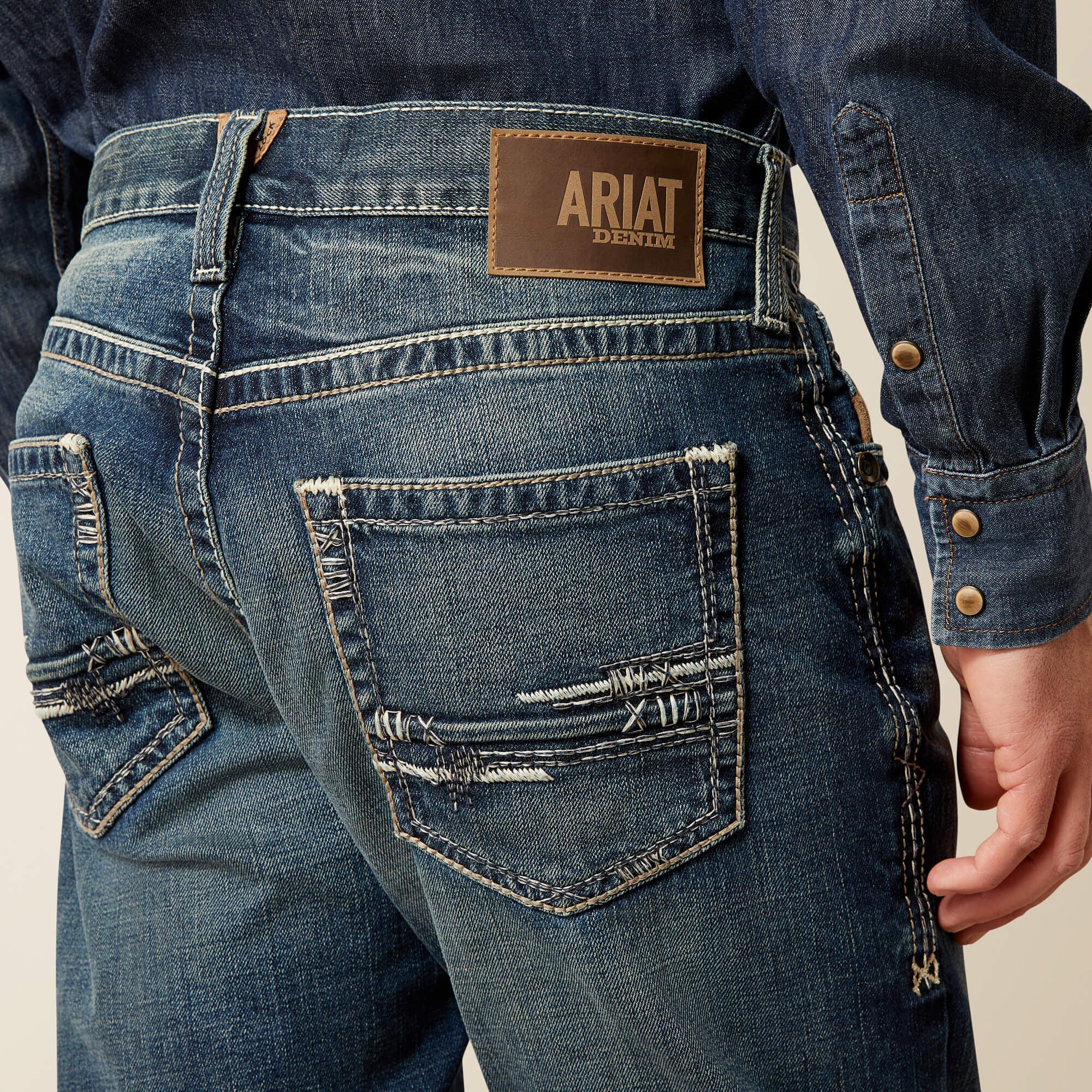 M5 Slim Stretch Adkins Stackable Straight Leg Jean Men - LENNOX