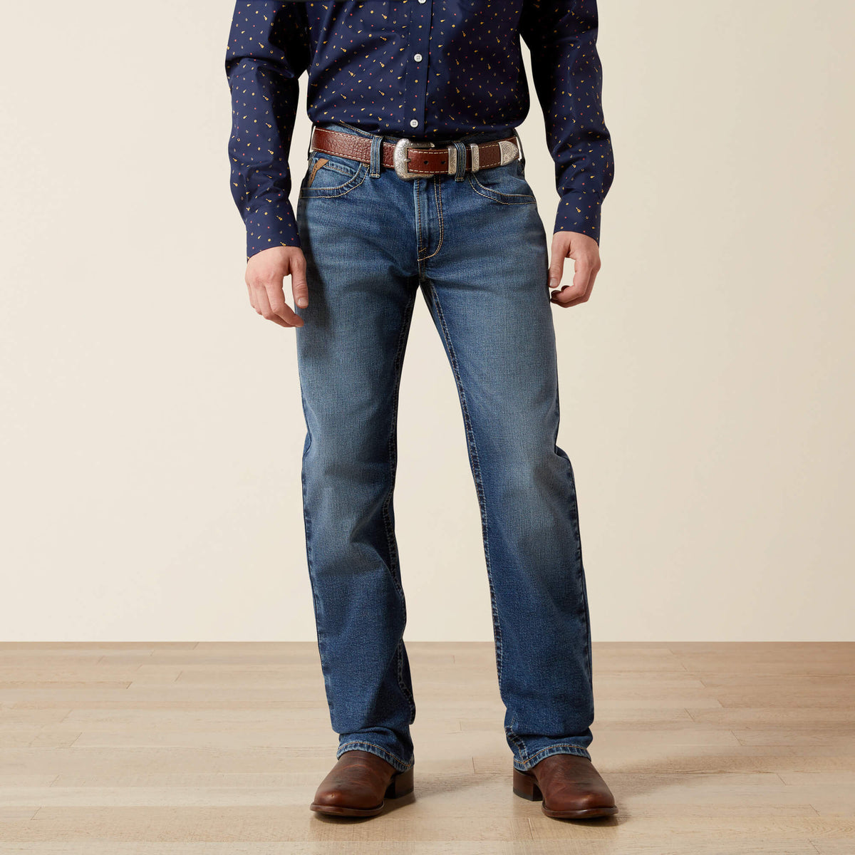 M5 Straight Calico Straight Leg Jean Men - CARLOS