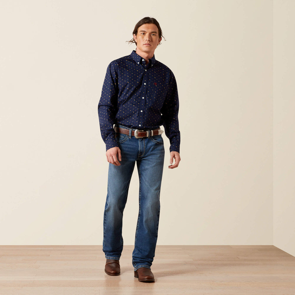 M5 Straight Calico Straight Leg Jean Men - CARLOS