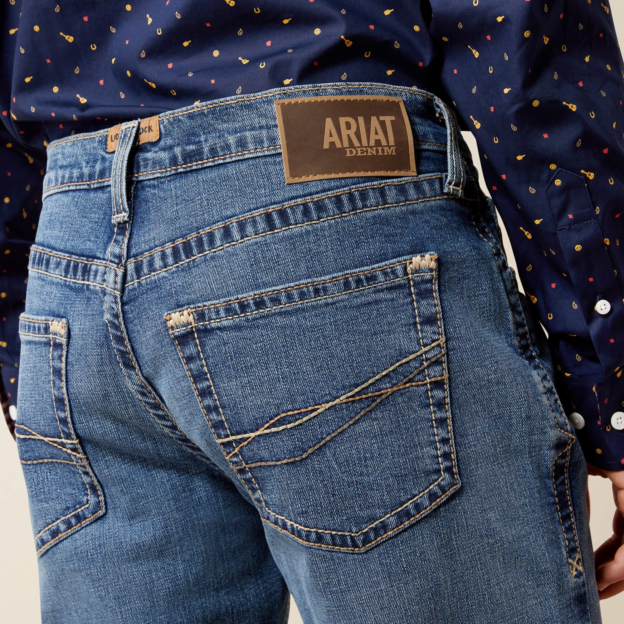 M5 Straight Calico Straight Leg Jean Men - CARLOS