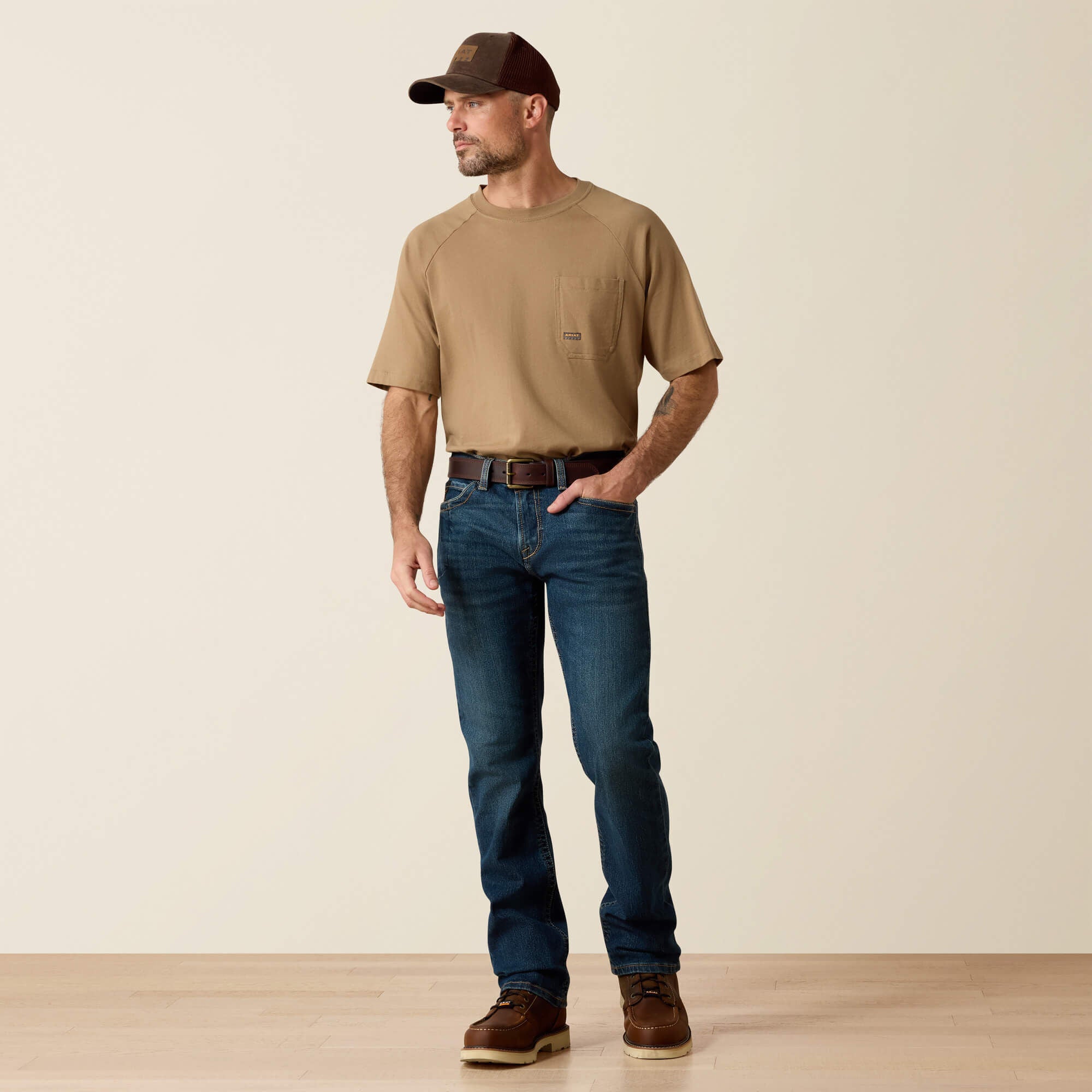 Rebar M7 DuraStretch Edge Stackable Straight Leg Jean Men - BODIE