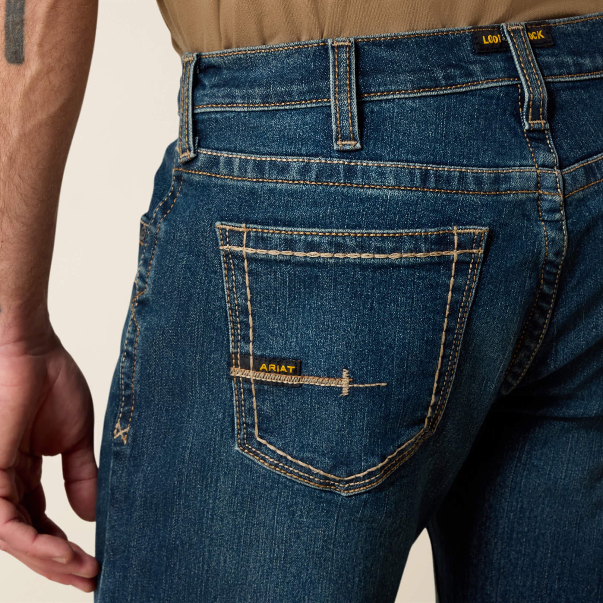 Rebar M7 DuraStretch Edge Stackable Straight Leg Jean Men - BODIE