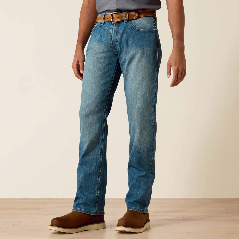Rebar M5 DuraStretch Basic Stackable Straight Leg Jean Men - EDGEWOOD