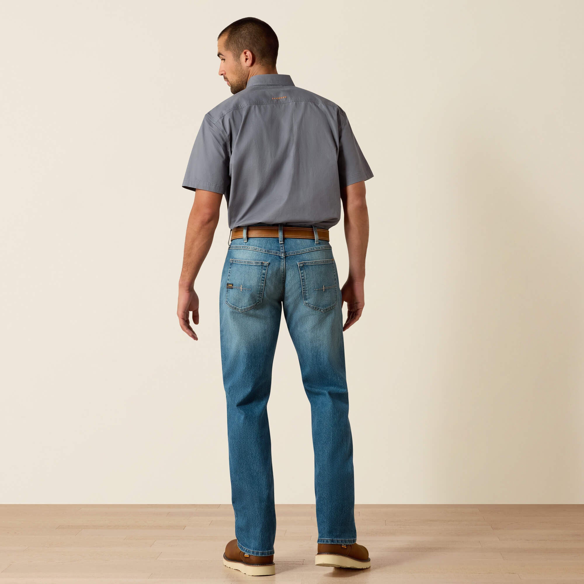 Rebar M5 DuraStretch Basic Stackable Straight Leg Jean Men - EDGEWOOD